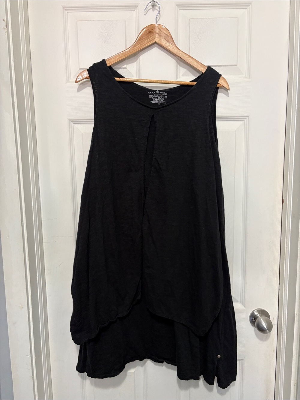 Neon Buddha Black Sleeveless Layered Dress